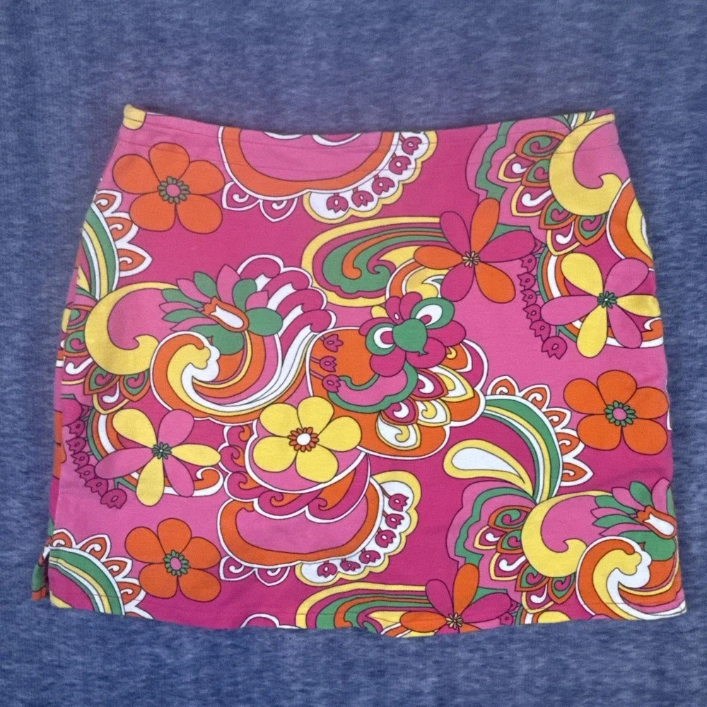 Vintage Limited Too Flower‎ Power Skirt Skort Size 3J Girls Youth Retired